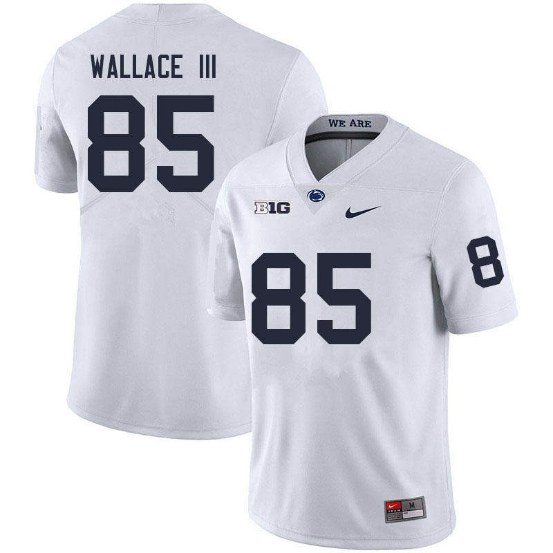 Men #85 Harrison Wallace III Penn State Nittany Lions College Football Jerseys Sale-White